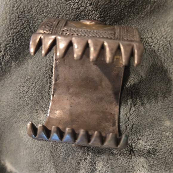 Turkmen Tribal Jewelry Qasli Bilezik Cuff Bracelet - Picture 7 of 9